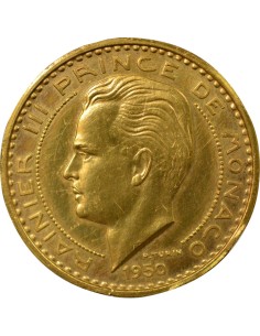 Monaco Rainier III de Monaco Rainier III - 50 Francs Or 2