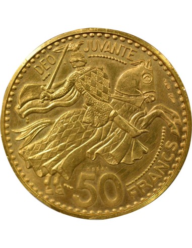 Monaco Rainier III de Monaco Rainier III - 50 Francs Or