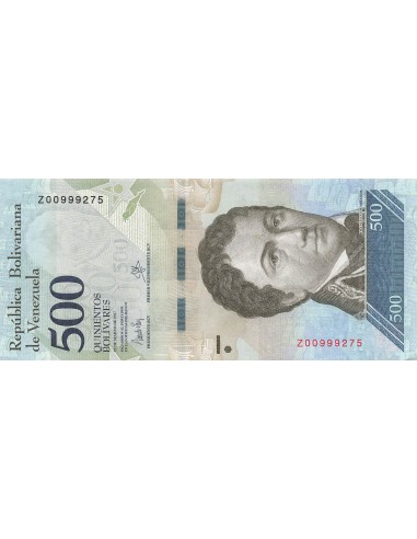 Venezuela 500 Bolivares - 2017 - Remplacement - P.94 500 bolivares 2017