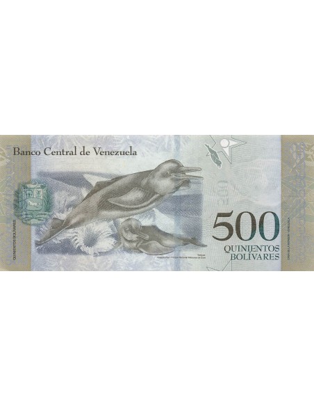 Venezuela 500 Bolivares - 2017 - Remplacement - P.94 500 bolivares 2017