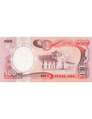 Colombie 100 Pesos Oro - 1986 - Remplacement - P.426 100 pesos oro 1986