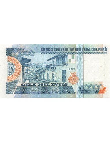 Pérou 10000 Intis - 1988 - Remplacement - P.140 10000 intis 1988