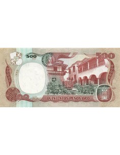 Colombie 500 Pesos Oro - 1990 - Remplacement - P.431 500 pesos oro 1990 2
