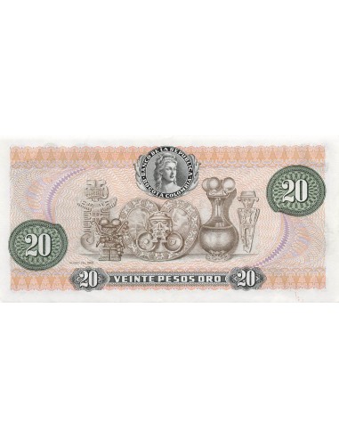 Colombie 20 Pesos Oro - 1981 - Remplacement - P.409 20 pesos oro 1981