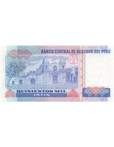 Pérou 500000 Intis - ND (1989) - Remplacement - P.147 500000 intis 1989