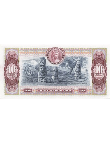 Colombie 10 Pesos Oro - 1980 - Remplacement - P.407 10 pesos oro 1980