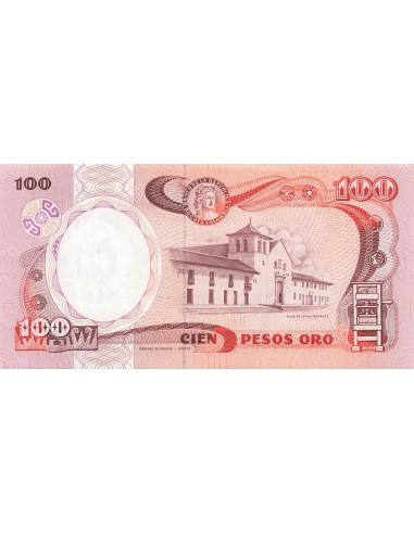 Colombie 100 Pesos Oro - 1987 - Remplacement - P.426 100 pesos oro 1987