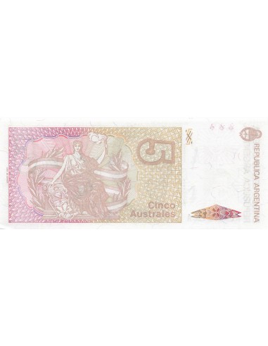Argentine 5 Australes - ND (1987-89) - Remplacement - P.324 1 australes 1987