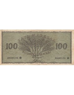 Finlande 100 Markaa - 1955 - Remplacement - P.91 100 marka 1955
