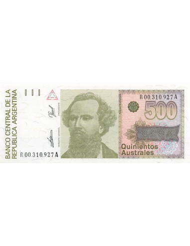 Argentine 500 Australes - ND (1990) - Remplacement - P.328 500 australes 1990