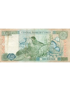 Chypre 10 Pounds - 01-02-2001 - P.62c 10 pounds 2001 2