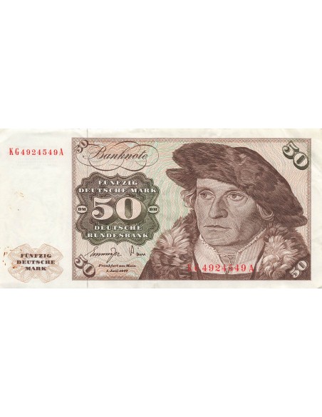 Allemagne (RFA) 50 Mark - 01-06-1977 - P.33 50 mark 1977