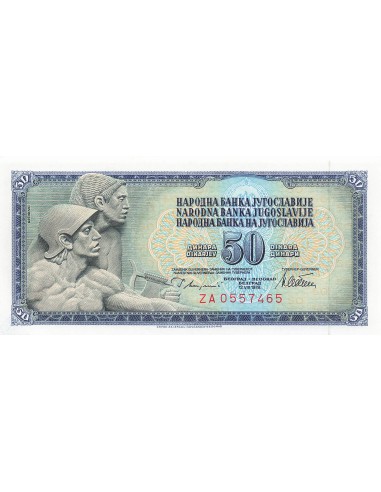 Yougoslavie 50 Dinara - 1978 - Remplacement - P.89a 50 dinara 1978