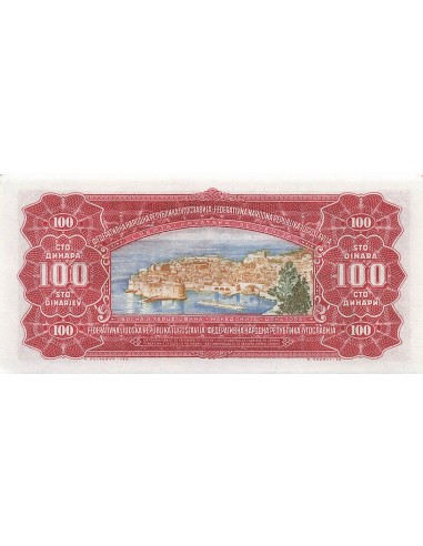 Yougoslavie 100 Dinara - 1955 - Remplacement - P.69 100 dinara 1955