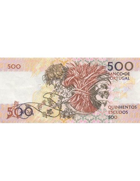 Portugal 500 Escudos - Da Silveira - 04-11-1993 - P.180f 500 escudos 1993