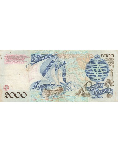 Portugal 2000 Escudos - Dias - 23-05-1991 - P.186a 2000 escudos 1991