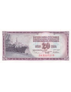 Yougoslavie 20 Dinara - 1978 - Remplacement - P.88a 20 dinara 1978