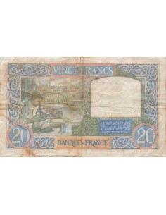 20 Francs Science et Travail - 17-10-1940 - Série U.1476 20 francs 1940 2
