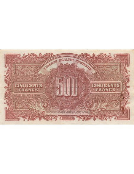 500 Francs - Marianne - 1945 - Lettre L 500 francs 1945