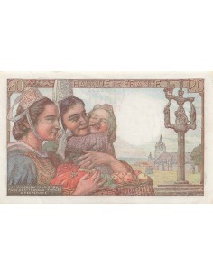 20 Francs Pêcheur - 10-03-1949 - Série X.216 20 francs 1949 2