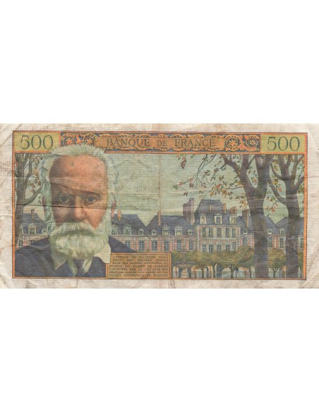 500 Francs - Victor Hugo - 04-08-1955 - Série R.77 500 francs 1955