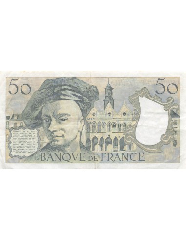 50 Francs - Quentin de la Tour - 1987 - Série N.48 50 francs 1987