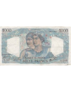 1000 Francs - Minerve et Hercule - 23-08-1945 - Série L.101 1000 francs 1947