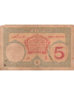 Djibouti 5 Francs - ND (1928-1938) - P.6 5 francs 1928 2
