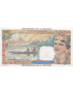 Réunion 20 NF sur 1000 Francs - ND (1971) - Surcharge - P.55b 20 nf 1971 2