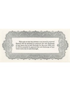 USA 50 Dollars - New Jersey - Lodi - Tax Anticipation Note 50 dollars 1936 2