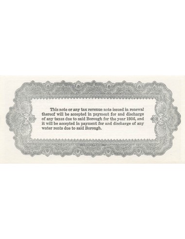 USA 50 Dollars - New Jersey - Lodi - Tax Anticipation Note 50 dollars 1936