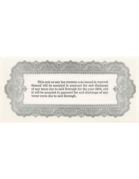 USA 50 Dollars - New Jersey - Lodi - Tax Anticipation Note 50 dollars 1936