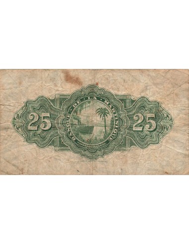 Martinique 25 Francs - ND (1943-1945) - P.17 25 francs 1943
