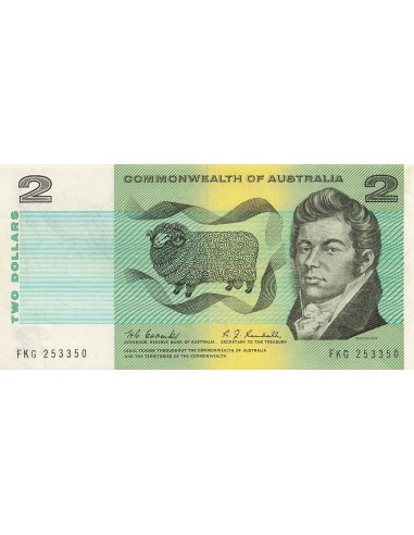 Australie 2 Dollars - MacArthur - ND (1967) - P.38b 2 dollars 1967
