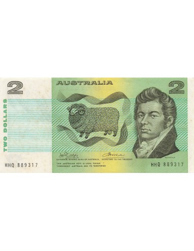 Australie 2 Dollars - MacArthur - ND (1974) - P.43a 2 dollars 1974