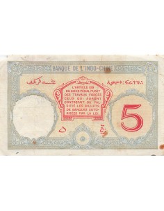Djibouti 5 Francs - ND (1943) - P.11 5 francs 1943 2