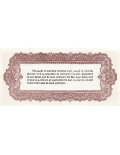USA 10 Dollars - New Jersey - Lodi - Tax Anticipation Note 10 dollars 1936 2