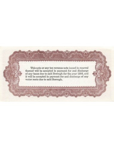 USA 10 Dollars - New Jersey - Lodi - Tax Anticipation Note 10 dollars 1936