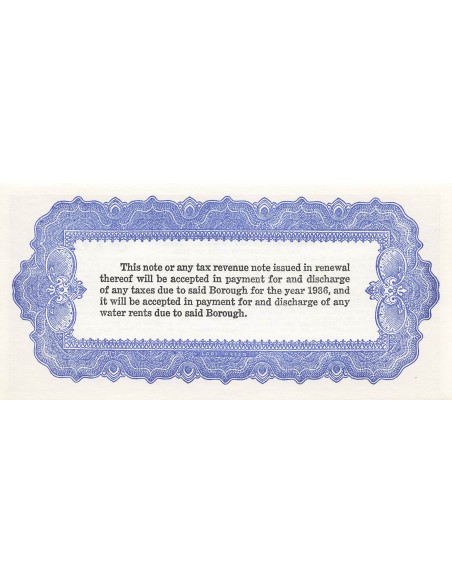 USA 15 Dollars - New Jersey - Lodi - Tax Anticipation Note 15 dollars 1936