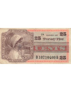 USA 25 Cents - Military Payment - ND (1968) - P.M66 25 cents 1968