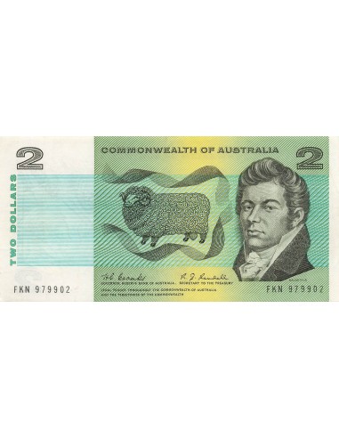Australie 2 Dollars - MacArthur - ND (1967) - P.38b 2 dollars 1967