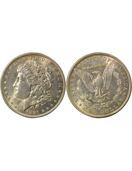 Etats Unis d'Amérique Morgan 1 Dollar Argent 1881 O New Orleans