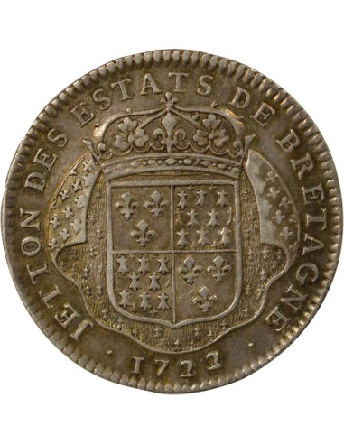 Louis XV Etats de Bretagne Argent 1722