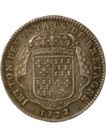 Louis XV Etats de Bretagne Argent 1722