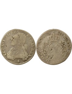Louis XVI au Buste Habillé 1/10 ecu Argent 1779 A - Paris