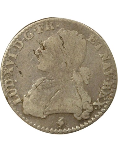 Louis XVI au Buste Habillé 1/10 ecu Argent 1779 A - Paris