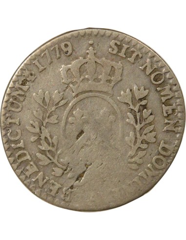Louis XVI au Buste Habillé 1/10 ecu Argent 1779 A - Paris
