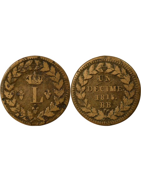 Louis XVIII Louis XVIII - Décime