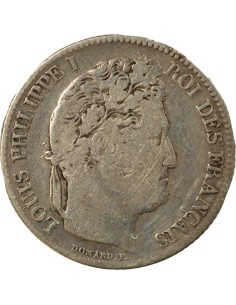 Louis-Philippe Ier Tête Laurée 1 franc Argent 1846 A - Paris 2