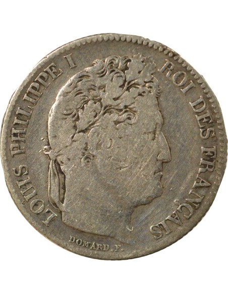 Louis-Philippe Ier Tête Laurée 1 franc Argent 1846 A - Paris